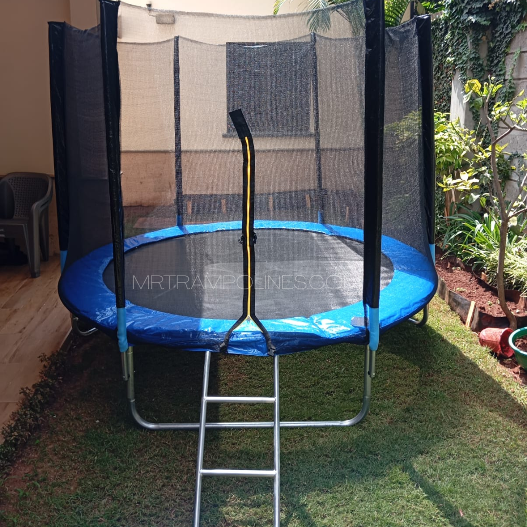 Mr. Trampolines installation team in Nairobi