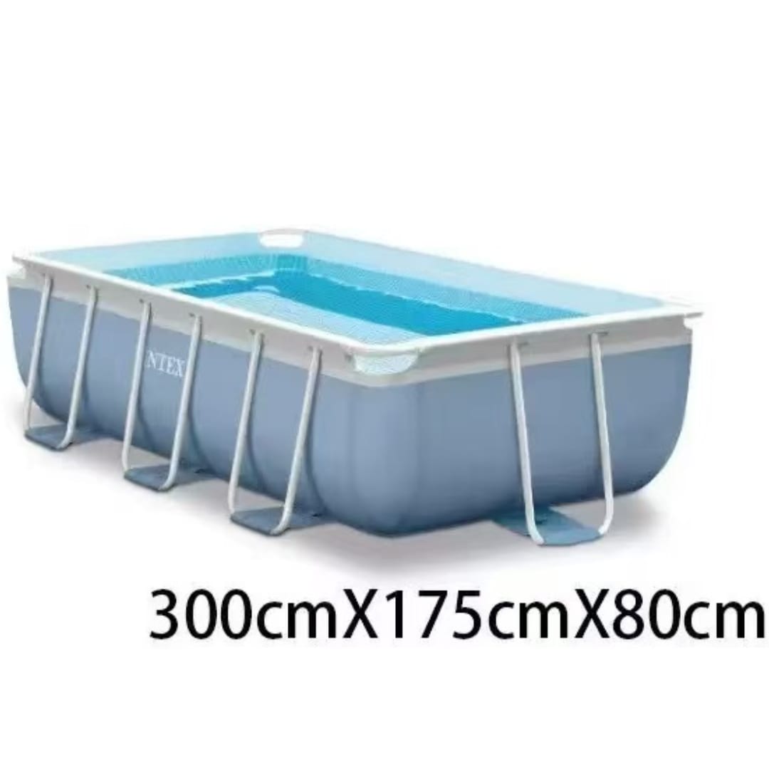 Intex 300cm x 175cm x 80cm portable baptism pool Kenya — heavy-duty rectangular frame for full-immersion adult baptisms