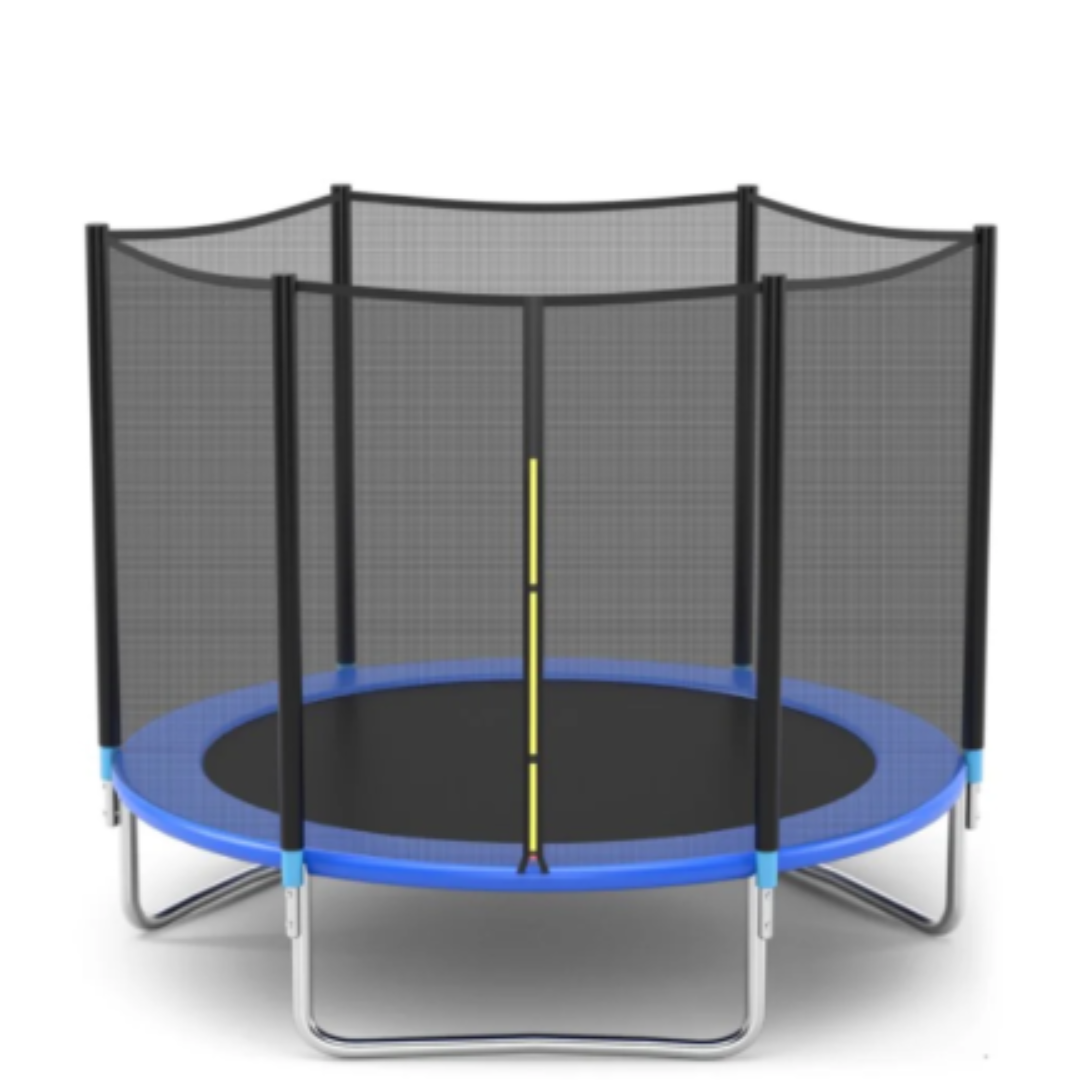 14ft commercial trampoline with safety enclosure net for schools and play parks in Kenya